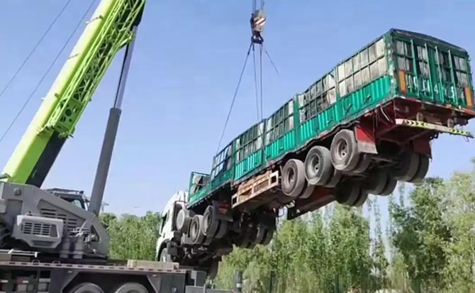 正定道路脱困救援案例